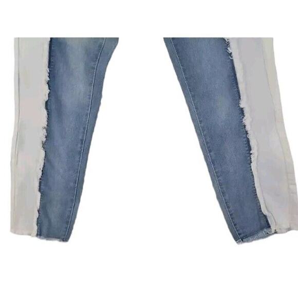 JONES NY~Woman Size 10/30~Blue/White Lexington Skinny Crop Jeans Trend Alert NWT - Picture 8 of 10